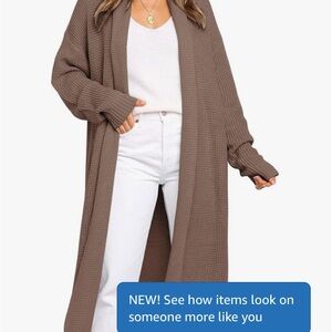 Cozy Brown Knit Cardigan